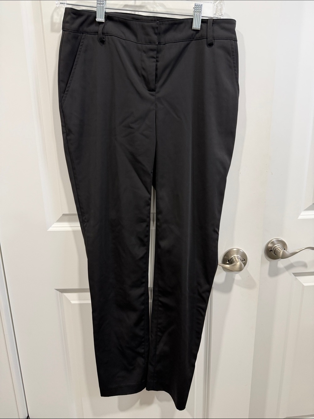 Black Women's Straight-Leg Dress Pants